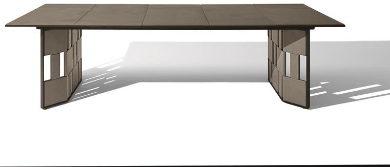 Giorgetti Прямоугольный мраморный садовый стол sun-id-1404309 - Вид №1