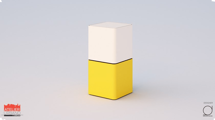 DIMCAR Высокий стол для общественных мест из стали Cubik G488-bis - Вид №1