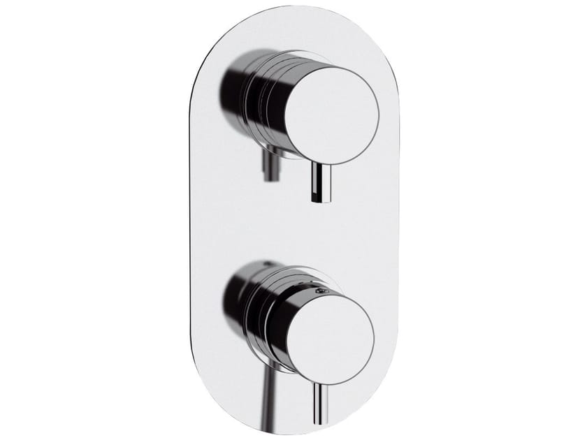 Латунный встраиваемый однорычажный смеситель для душа с переключателем Daniel Rubinetterie Tokyo ARCH-00035789