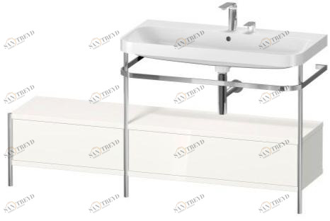 Hp4858 e/n/o/t Напольная раковина стоящая овальная Duravit Happy D.2 Plus