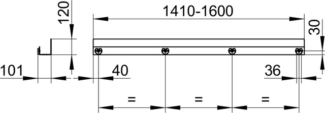 24953370200 Полочка для душа KEUCO ПОЛОЧКИ ДЛЯ ДУША - Вид №8