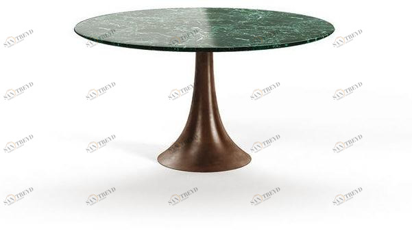 Agapecasa Круглый мраморный стол и бронзовая основа sun-id-1459830