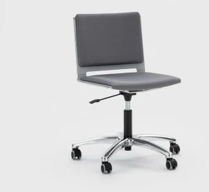 Viganò Регулируемое по высоте офисное кресло из ткани на колесиках Daisy