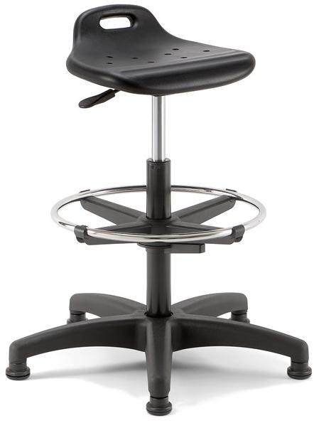 Linea Fabbrica Офисный стул с 5 спицами из полиуретана с подставкой для ног Smile sun-id-1375536 - Вид №2
