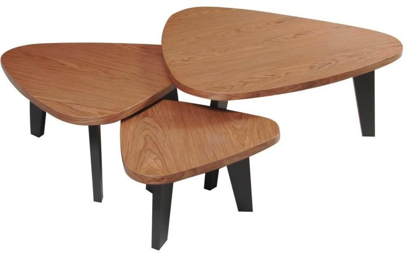 Tuna Ofis Треугольный журнальный столик из фанерованной древесины sun-id-1499439 - Вид №1