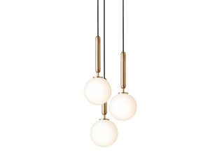 Стеклянный светодиодный подвесной светильник