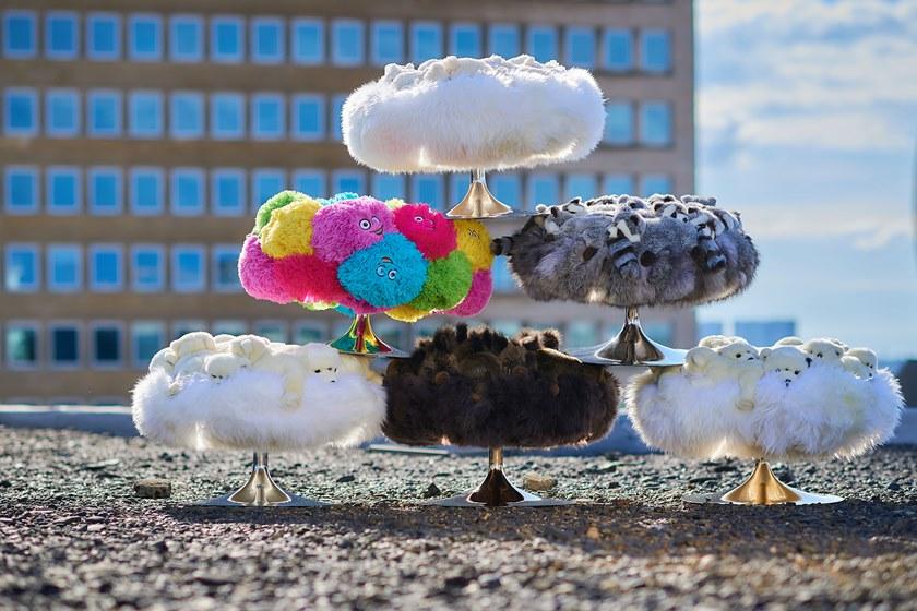 APCOLLECTION Пуф обитый полиэстером sun-id-1364464 - Вид №3