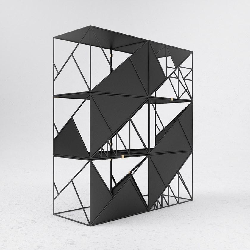 ODESD2 Открытый стальной книжный шкаф Z sun-id-1345234 - Вид №3