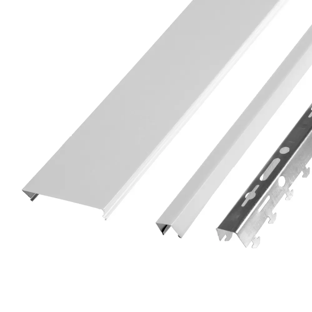 Комплект реечного потолка MONLID 1.6x1 м цвет белый матовый Нет STLM-2063244