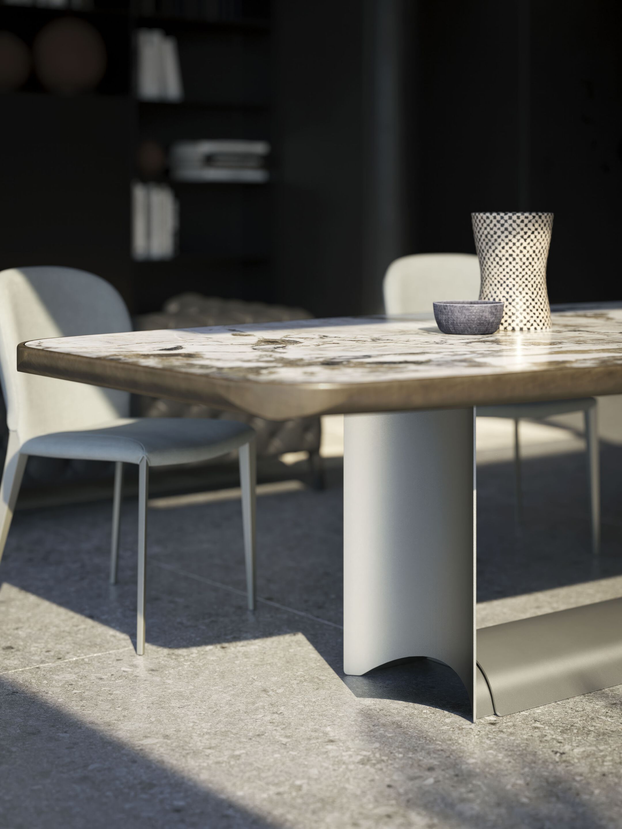 Керамический бочонок стол Cattelan italia DRAGON KERAMIK PREMIUM ARCH-00150872 - Вид №2