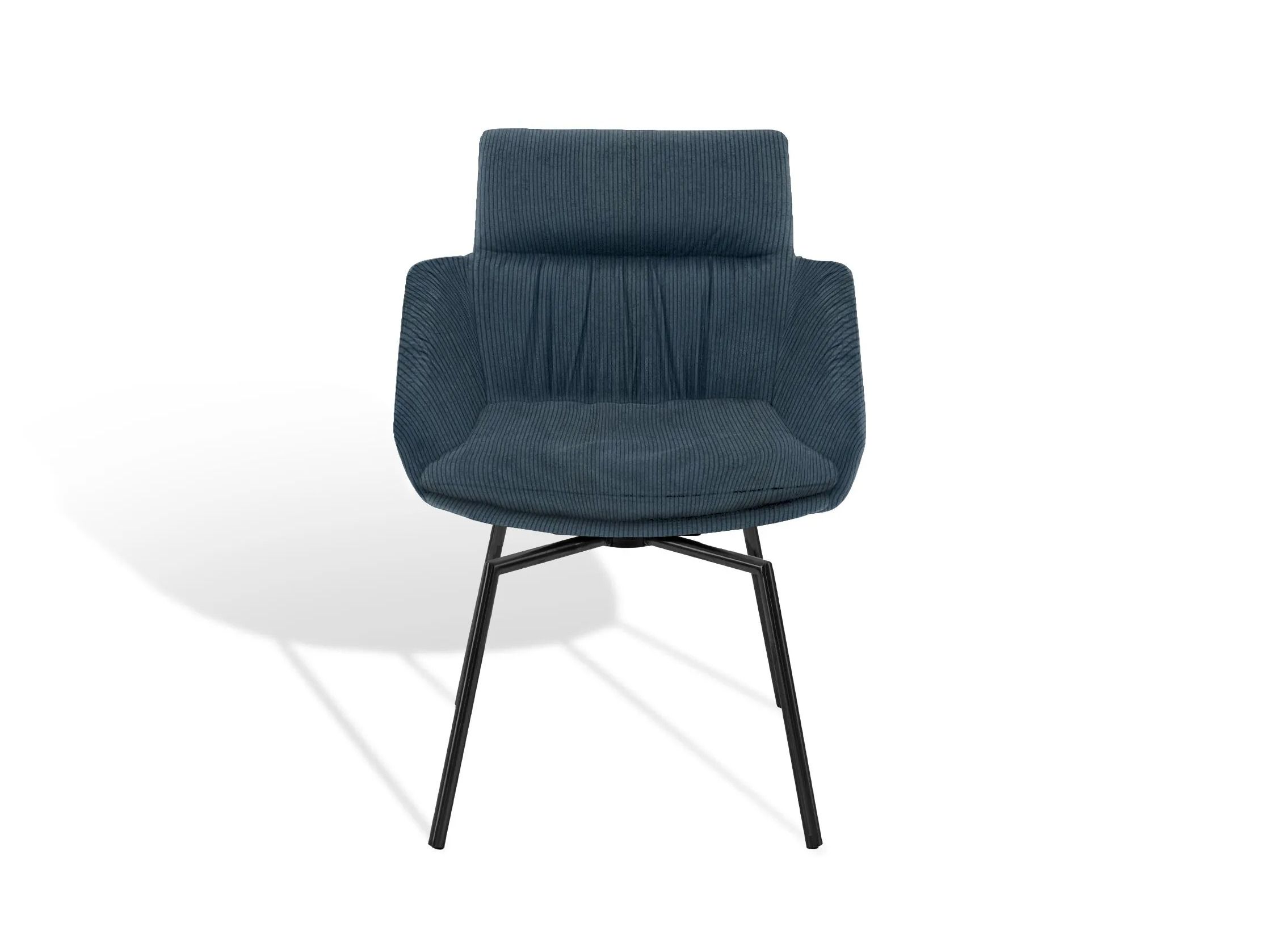 Мягкий стул с крестообразной рамой и низкими подлокотниками KFF Faye Casual ARCH-00100054 - Вид №5