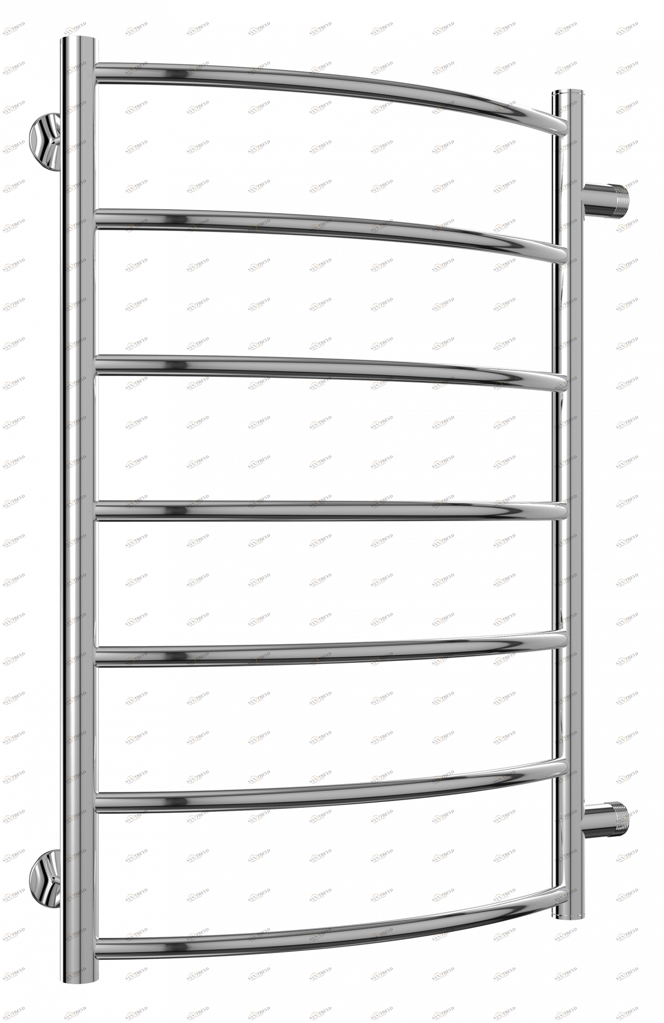 4670030726261 ЭКОНОМ Классик П7 400х796 б/п 600 Полотенцесушитель TERMINUS RAL 9005 матовый