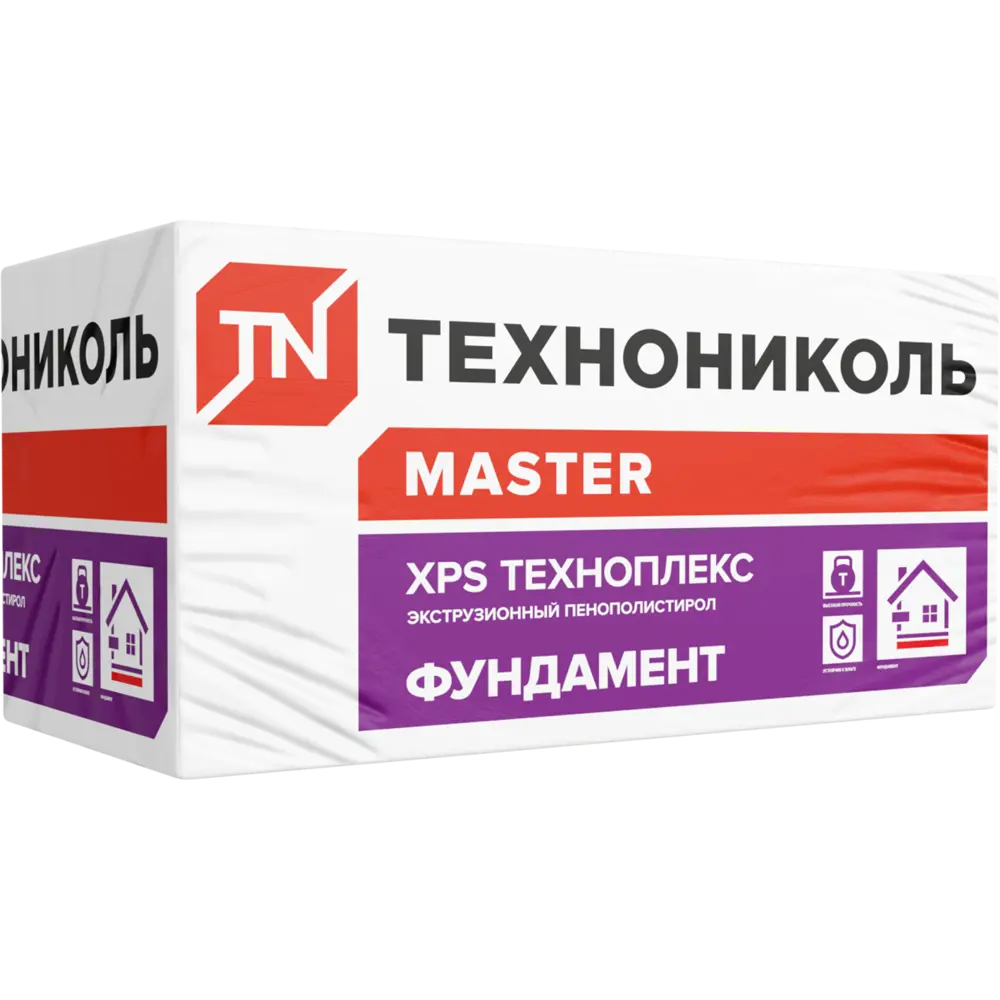 Экструдированный пенополистирол XPS 50 мм Технониколь 580x1180 мм 8 шт. 5.48 м² STLM-2061134