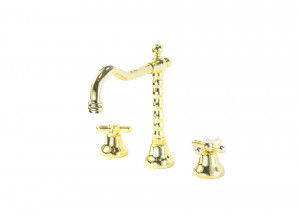 AM750202010 Смеситель для раковины , золото Webert Armony