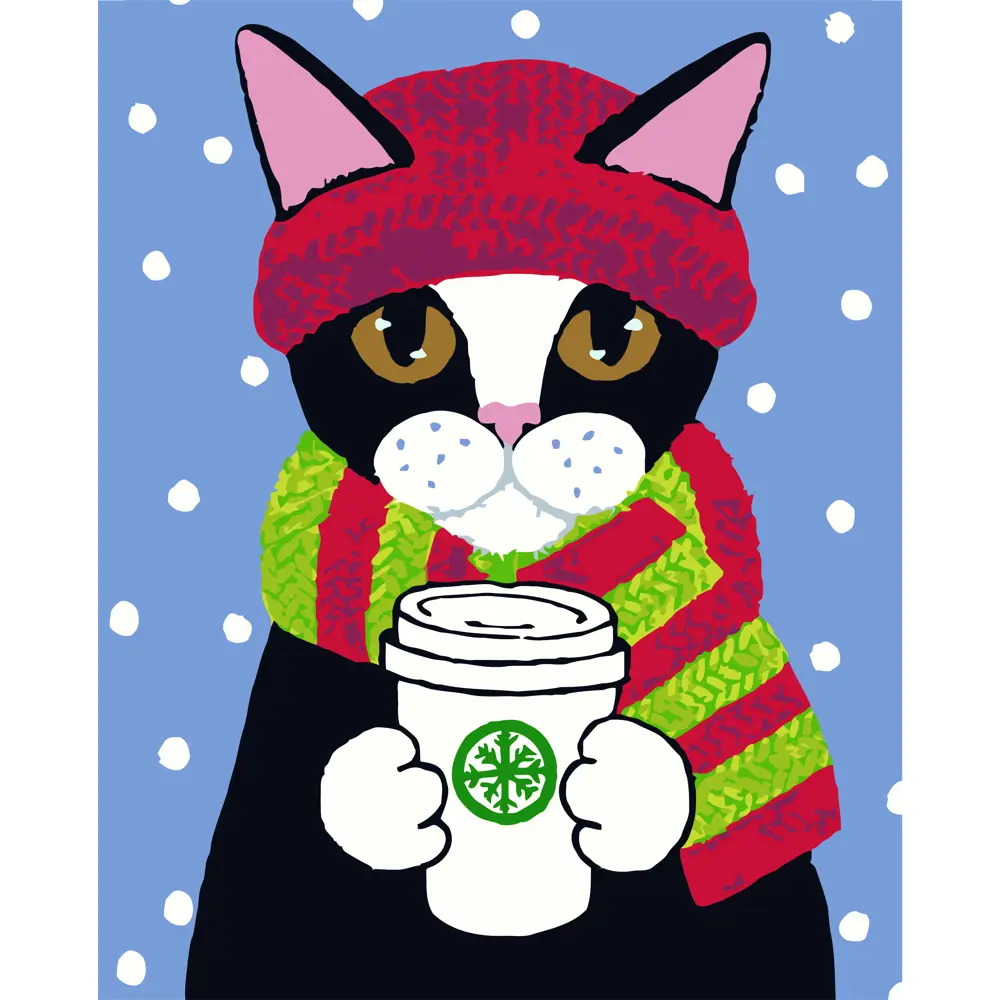 Картина по номерам Зимняя пора 40х50 см FBRUSH STLM-2147188