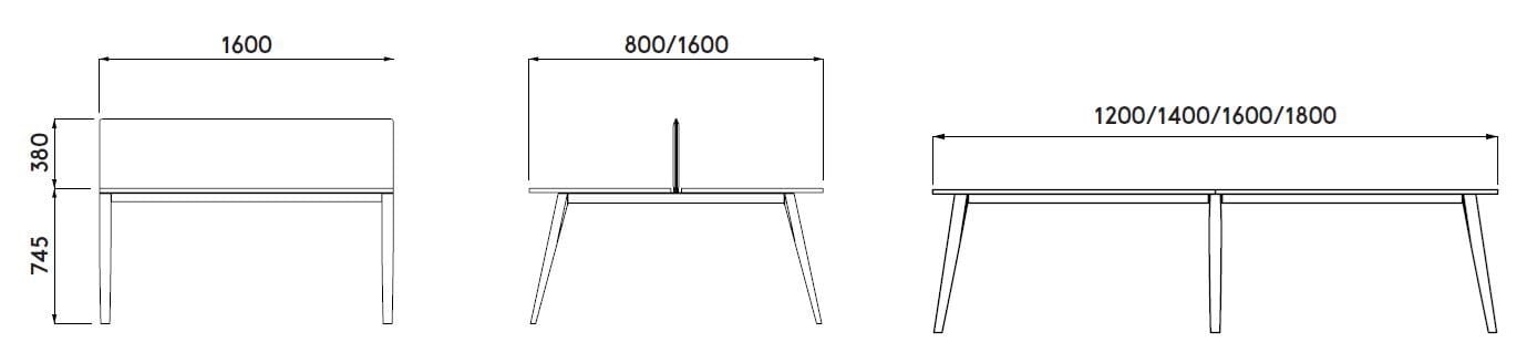Несколько деревянный стол Cider Edition Академия ARCH-00021015 - Вид №3