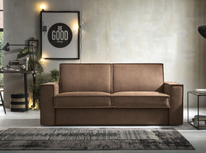 Двуспальный диван-кровать из ткани