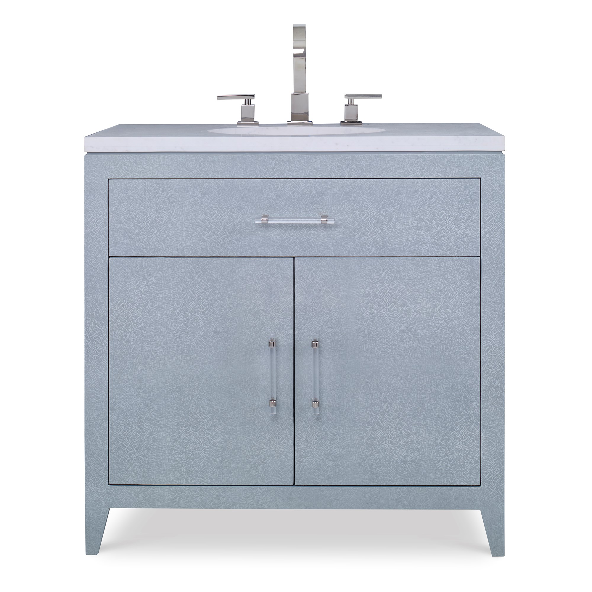 Тумбочка, средняя (от 34 до 36,5) 09223-110-335 Shagreen Sink Chest - Polar Blue Ambella  - Вид №2