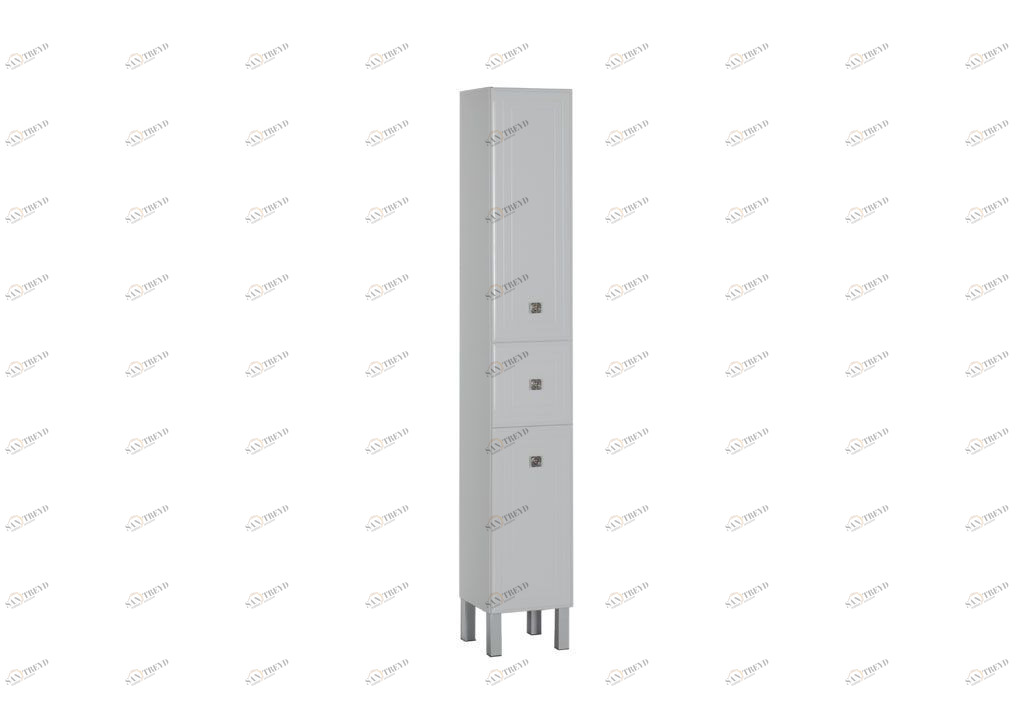 Шкаф-пенал для ванной Aquanet Стайл 30 белый 00181496