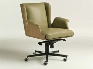 i 4 Mariani Кожаное кресло на колесиках Garbo