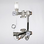 VT.TECHNOMIX.0.130 Насосно-смесительный узел для теплого пола VALTEC TECHNOMIX Valtec 200 мм, 130 мм  - Вид №8