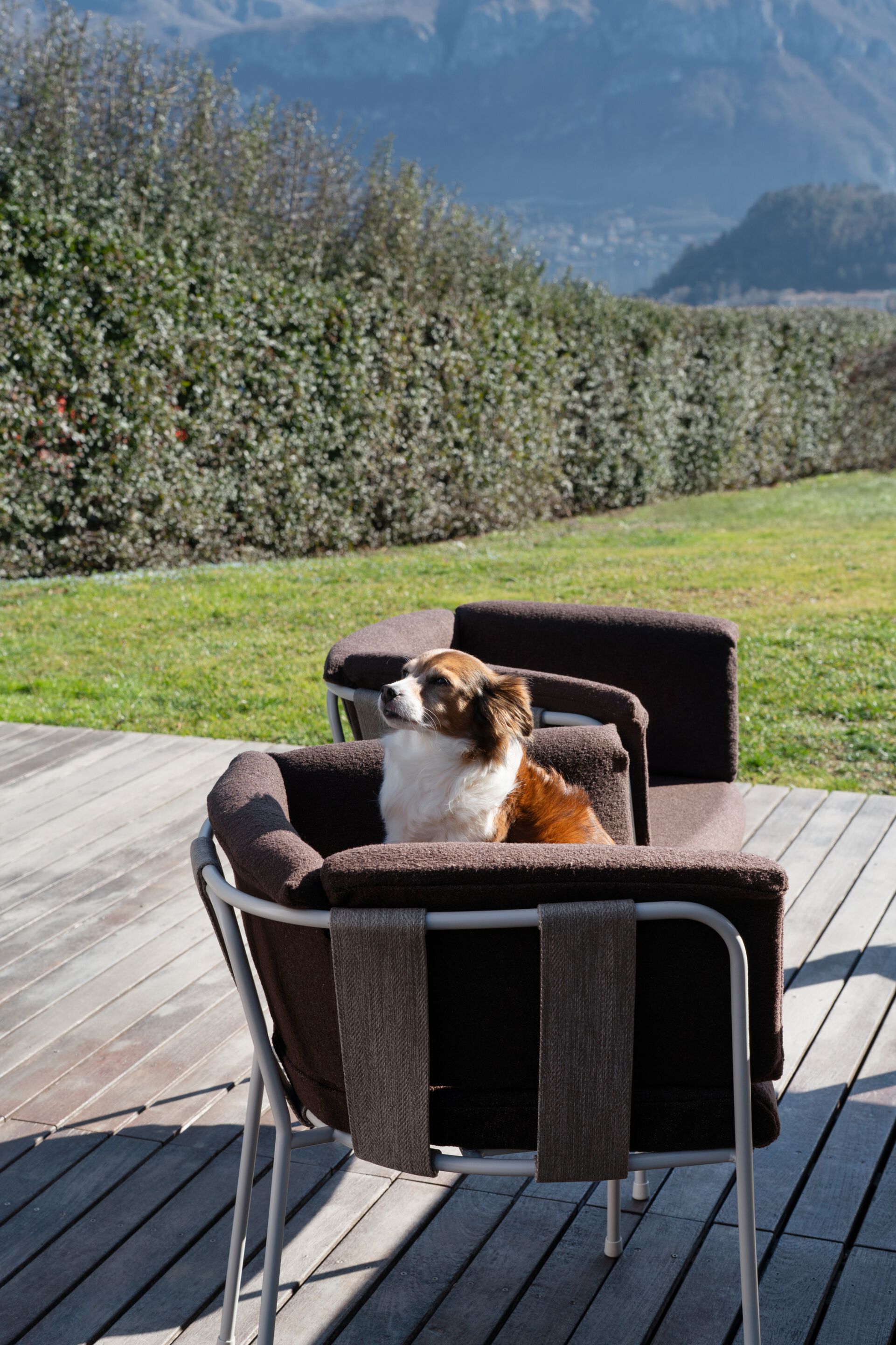 Тканевый мягкий садовый стул с подлокотниками Rever Liberty Wrap ARCH-00021962 - Вид №1