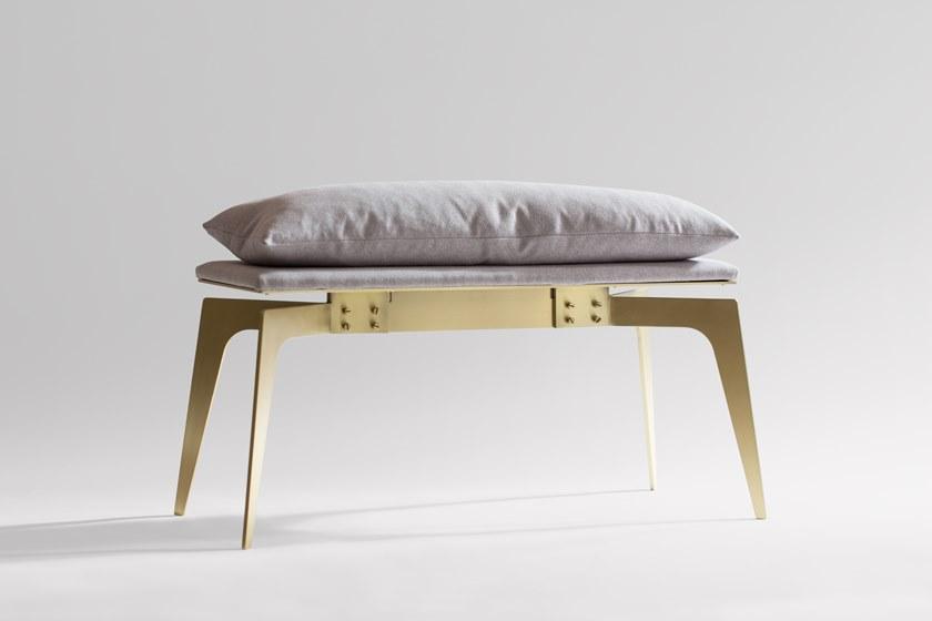 GABRIEL SCOTT Мягкая скамья из ткани Prong sun-id-1434797 - Вид №2