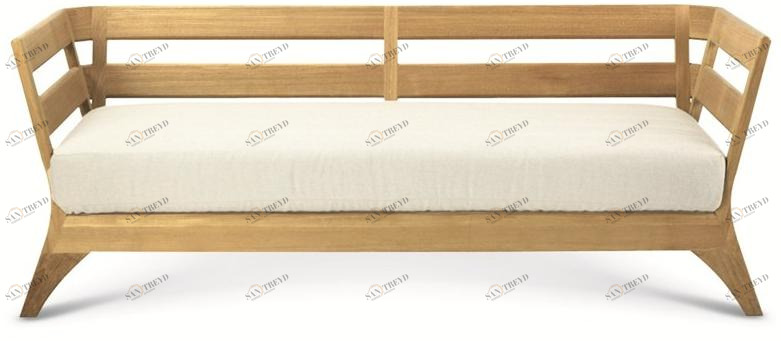 Ethimo 3-местный садовый диван из тика Village Vidi01