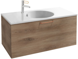 EB2513-R7-M90 Тумба под столешницу 90 см, 1 верхний ящик, хромированная ручка JACOB DELAFON ODÉON RIVE GAUCHE