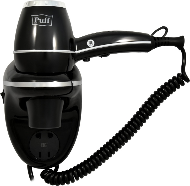 1405.018 Фен для волос с доп розеткой 1800ВlB PUFF  - Вид №2