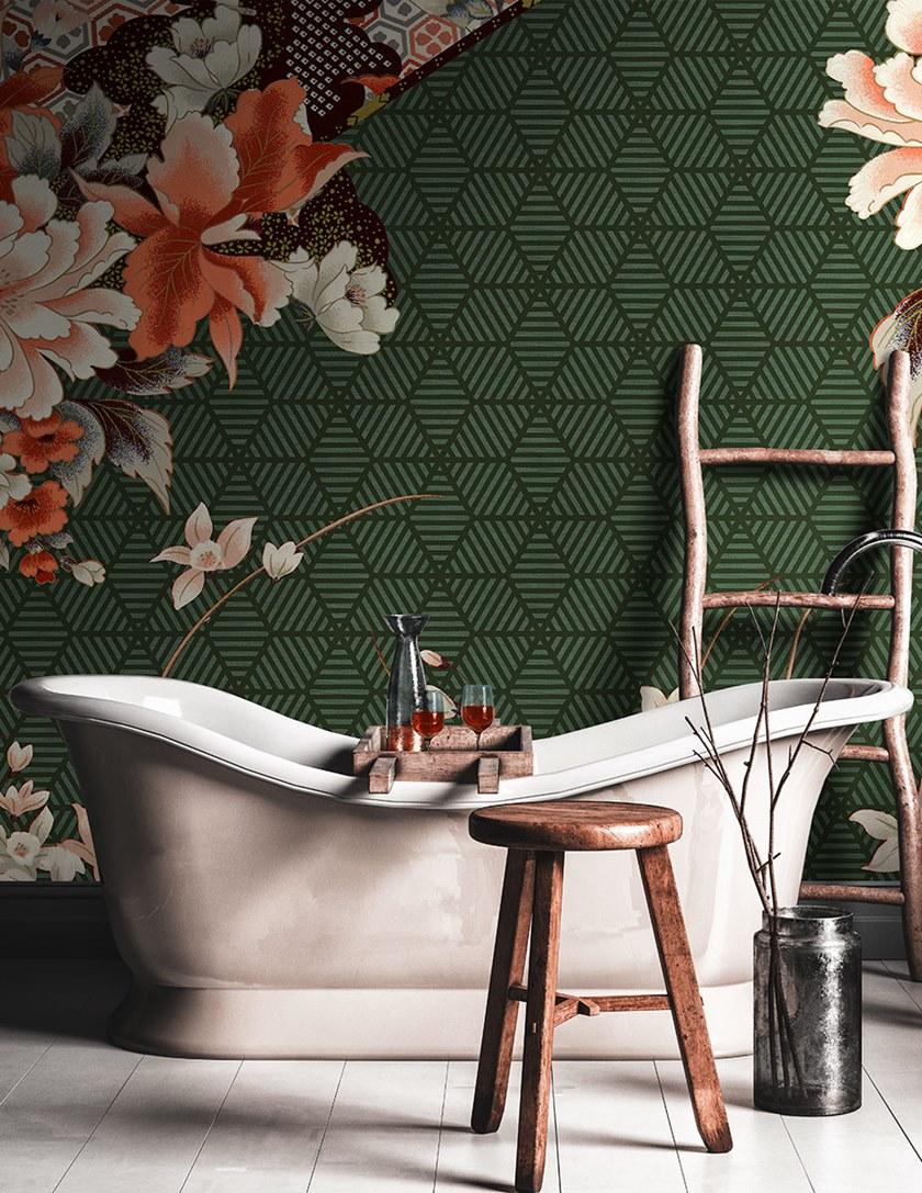 Inkiostro Bianco Панорамные обои с цветочными мотивами Wall in love again 2018 Inknfar14 - Вид №1