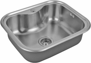 Мойка кухонная ZorG Inox ZR 5848 из нержавеющей стали, сталь