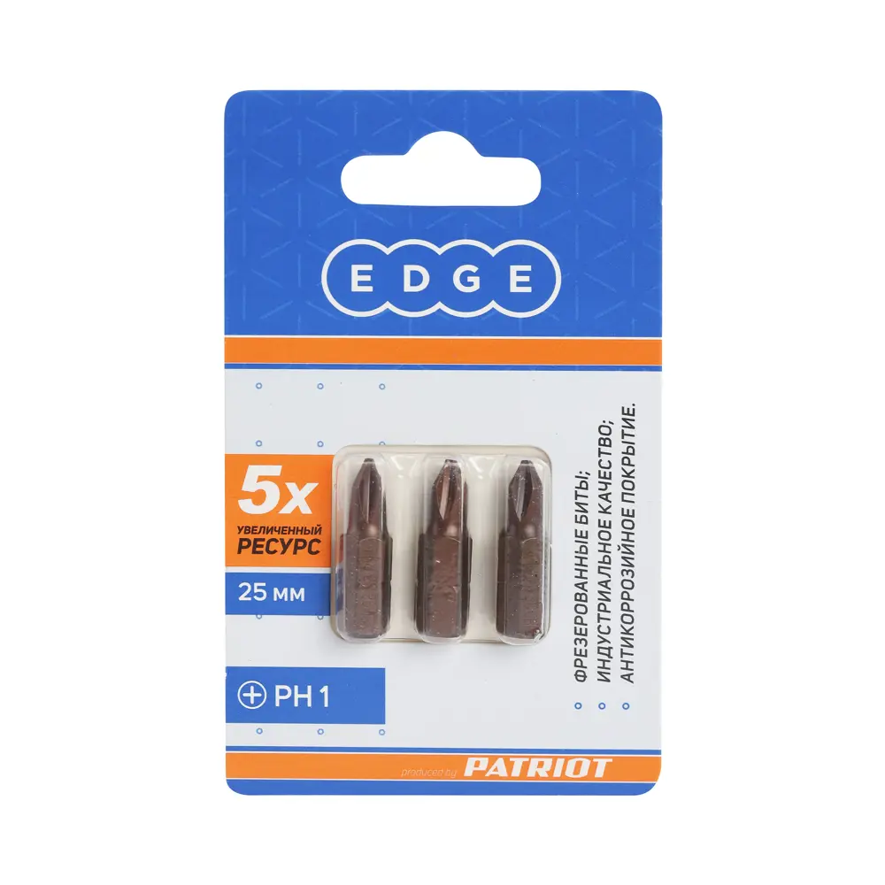 Бита Edge by Patriot 818010008 PH1x25 мм, 3 шт. 88460811 STLM-2036196  - Вид №2