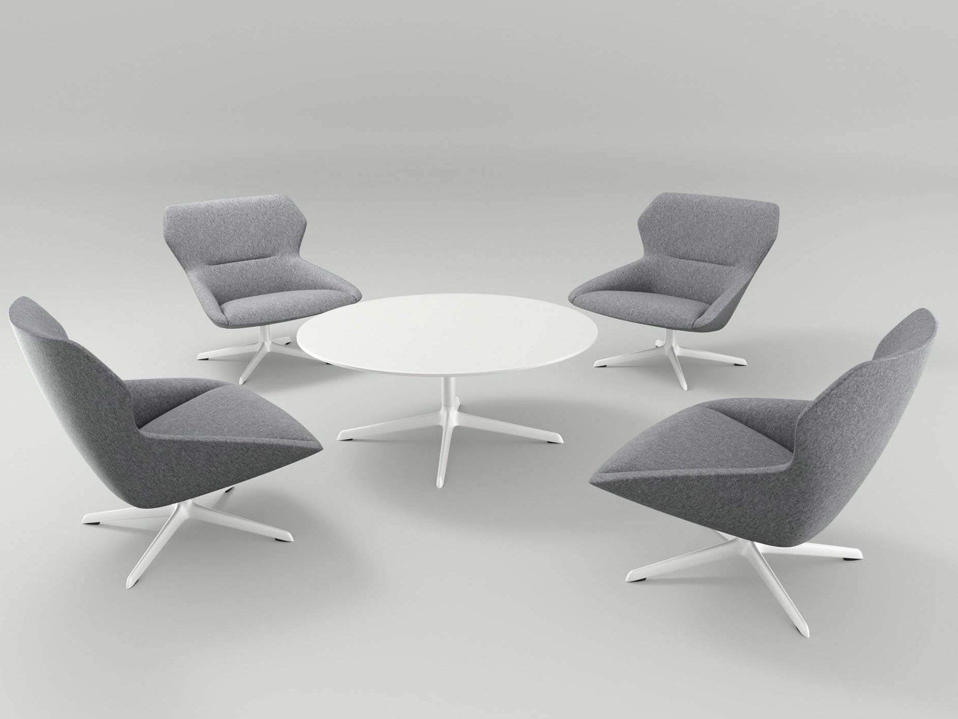 Тканевое вращающееся кресло с подлокотниками Brunner ARCH-00075782 - Вид №1