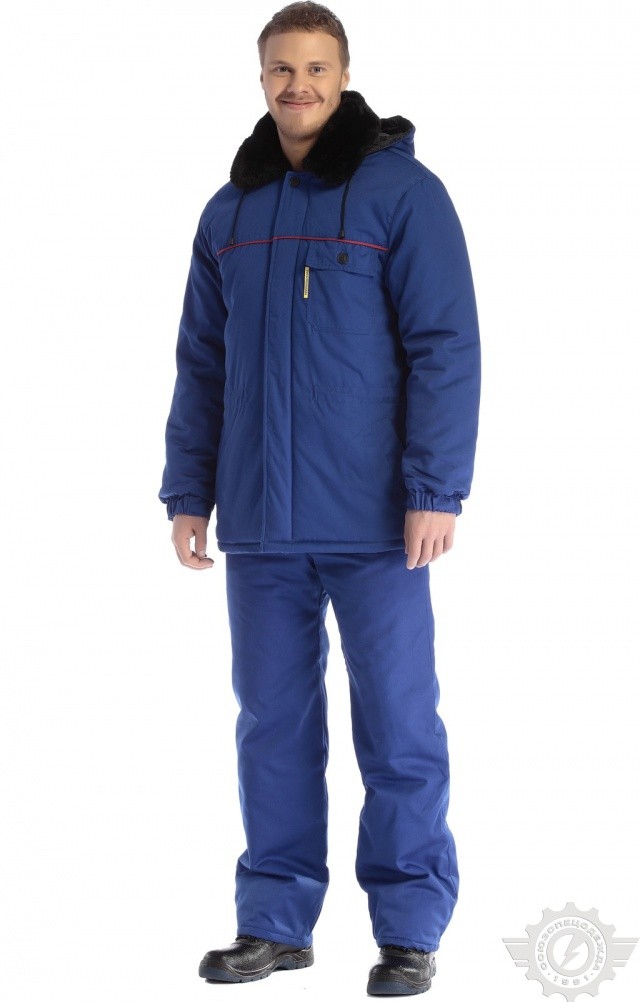 63780 Костюм "Эксперт-К" зимний василек  Зимняя спецодежда  размер 48-50/170-176  - Вид №9