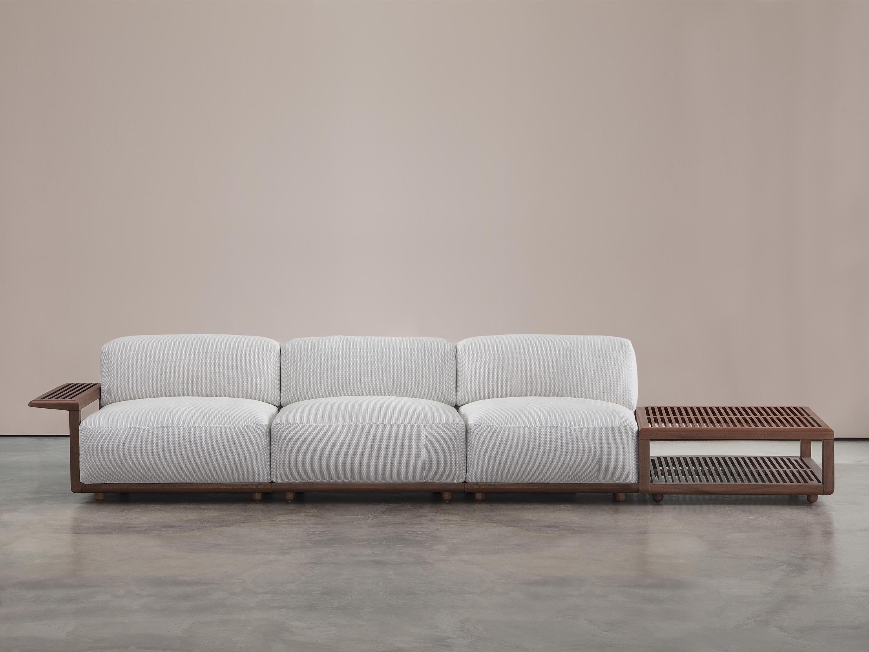 Квадратный садовый столик в ироко Andreu World Nilo ARCH-00114606 - Вид №2