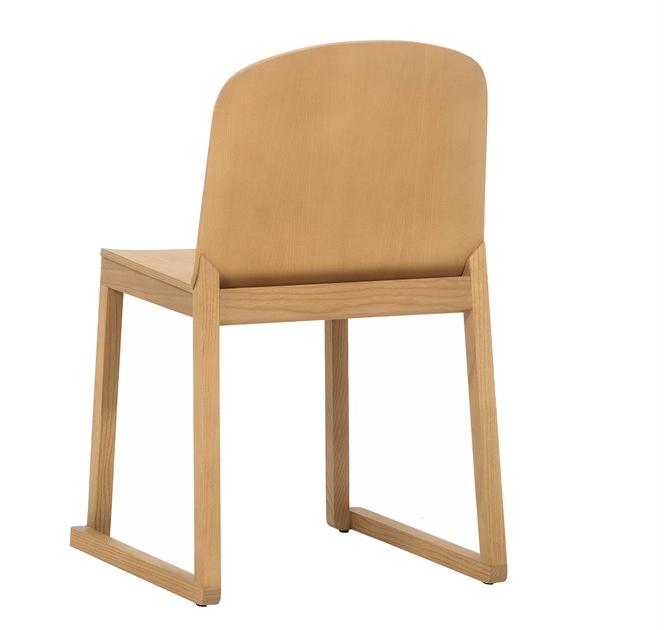 Anesis Штабелируемый стул на салазках из массива дерева  A90  - Вид №3