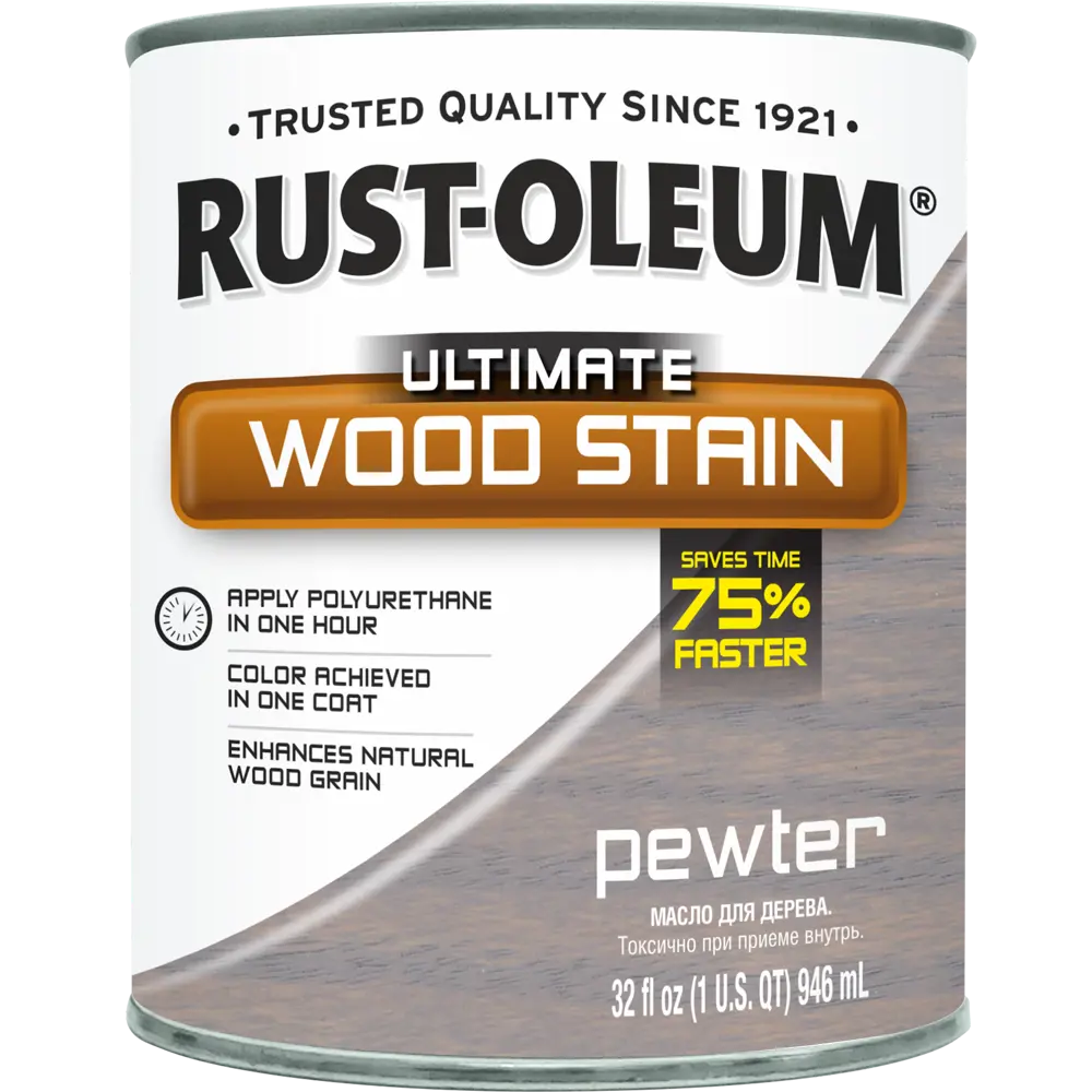Масло тонирующее Ultimate цвет олово 0.946 л 82482336 STLM-2075175 RUST-OLEUM  - Вид №1