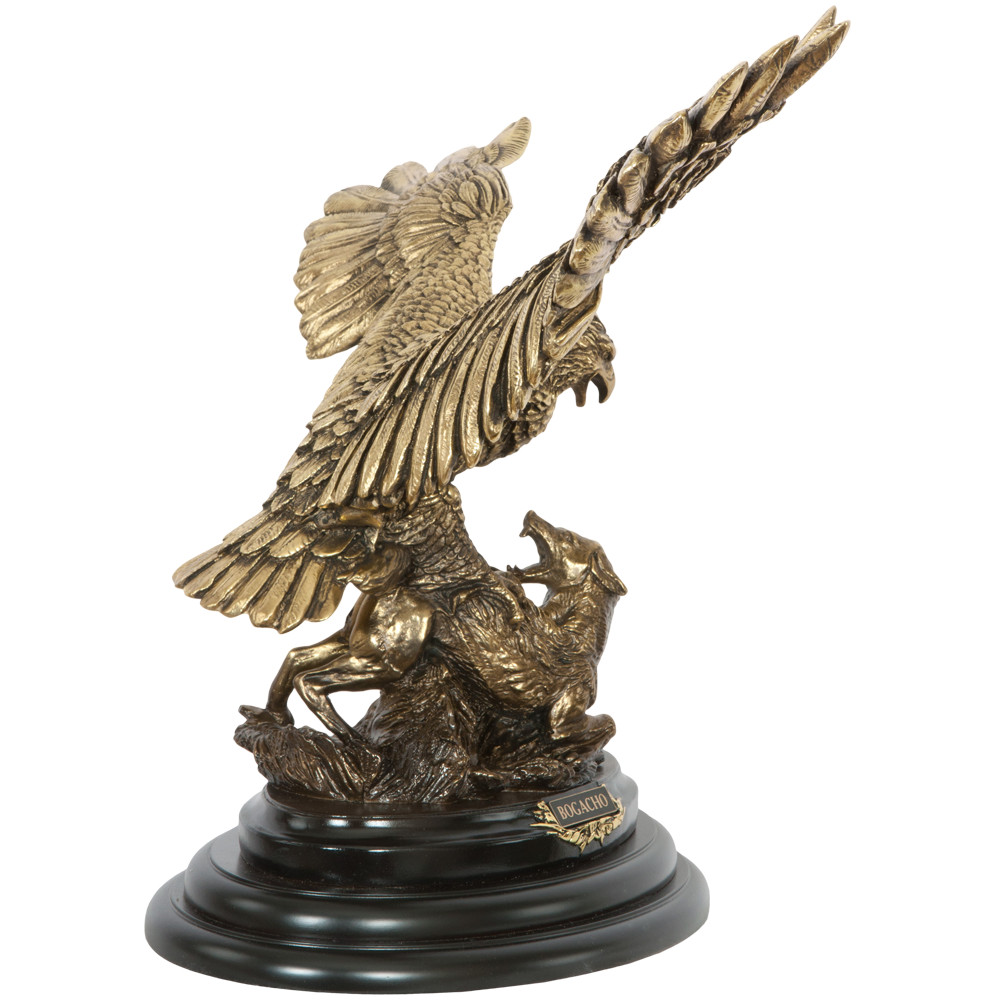 22430 Статуэтка Поединок орла с шакалом 2 Бронза BOGACHO 4627138235935 - Вид №3