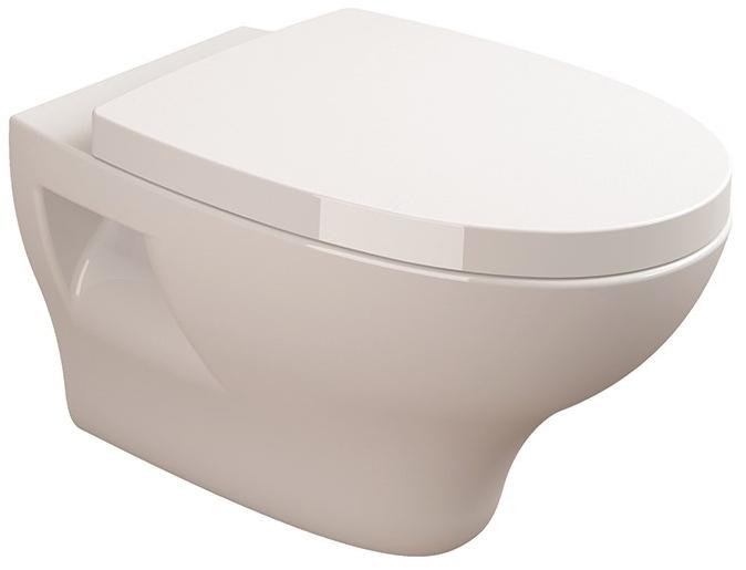 Набор Sanitana подвесной POP: чаша + крышка с механизмом (микролифт) S10077251000000;S80007461800000