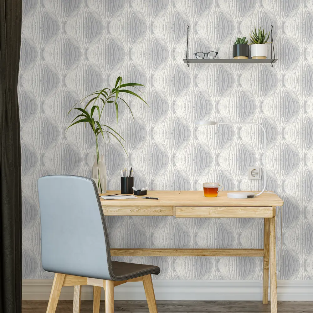 Обои флизелиновые Palitra Home Atmosphere серые 1.06 м HC71660-14 STLM-2058049 - Вид №2