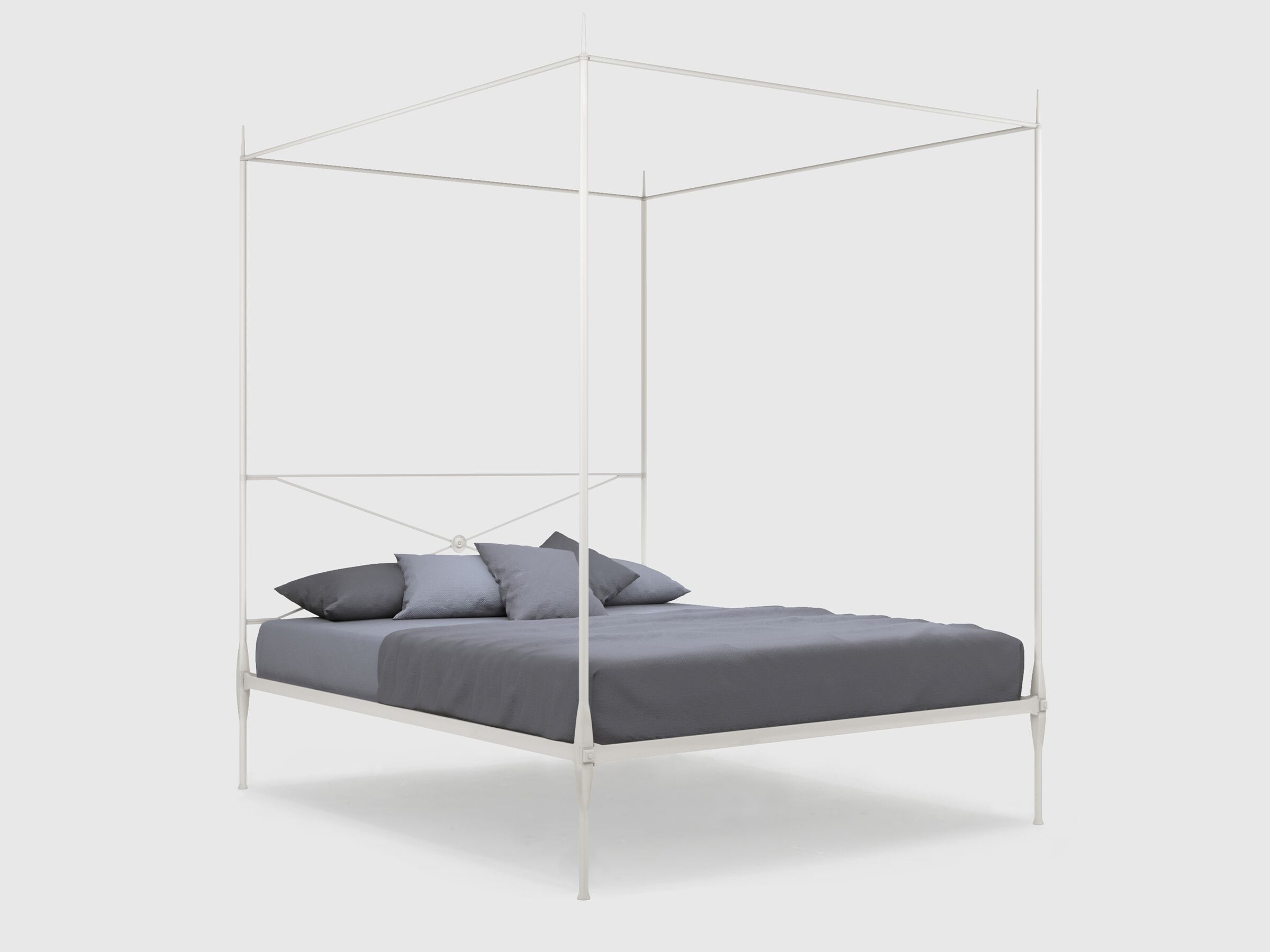 Двуспальная кровать из кованого железа с балдахином Lispi LOTTO ARCH-00121471 - Вид №2