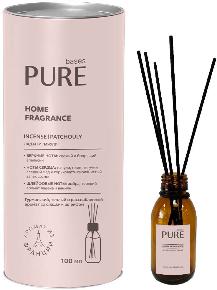 90450016 Аромадиффузор Incense & Patchouly 100 мл STLM-0227043 PURE BASES