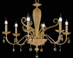 Euroluce Lampadari Хрустальная люстра с кристаллами swarovski® Macramè