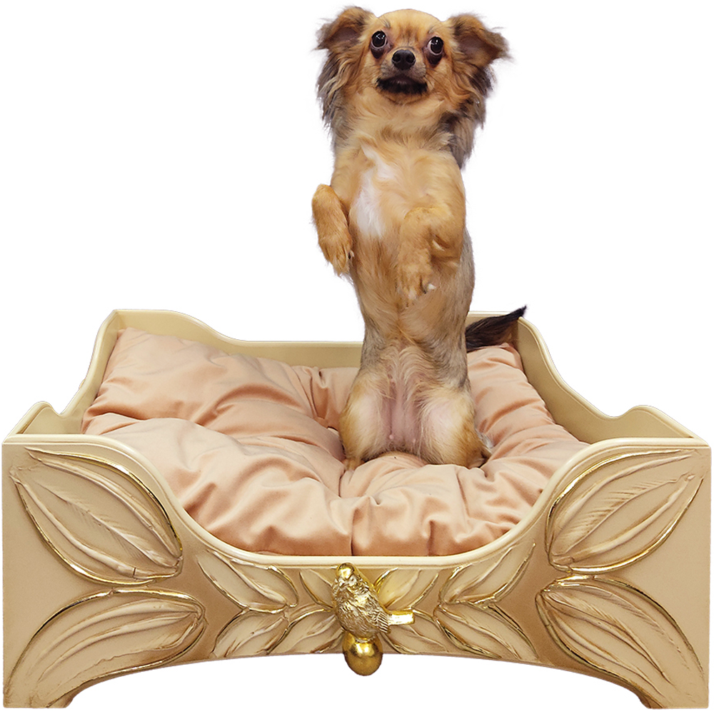 71197 Лежанка для животных Лакшери Айвори BOGACHO 4627196596047