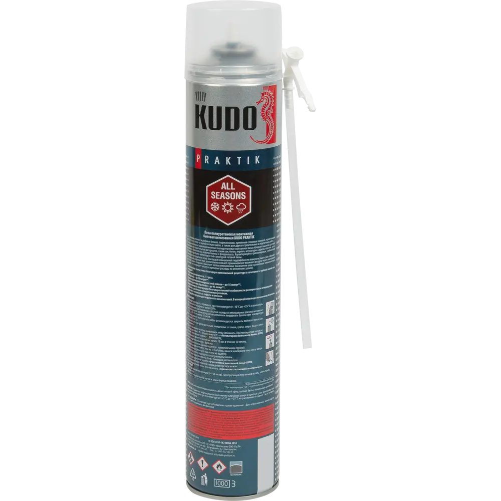Монтажная пена KUDO Praktik 30 всесезонная для строительных работ 84579933 STLM-0052274 - Вид №2