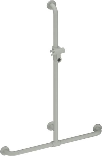 801.35B440 Поручень для душа с выдвижным держателем для душа HEWI Edition matt | Polyamid  - Вид №1