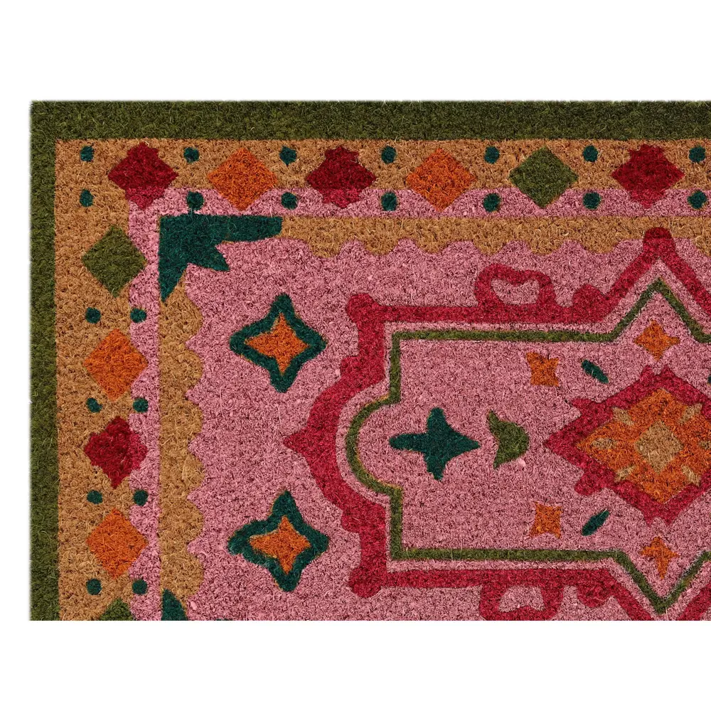 Коврик грязезащитный Kera5 40х75 см кокос цвет разноцветный Santreyd STLM-2208405 - Вид №2