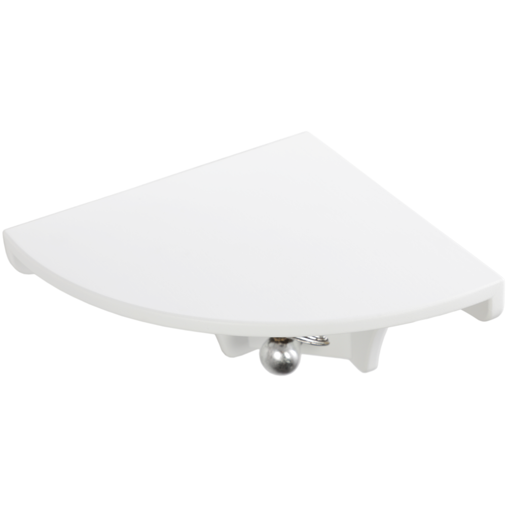 13076 Полочка Гармония (угловая) Айс BOGACHO 4627196591158 - Вид №1