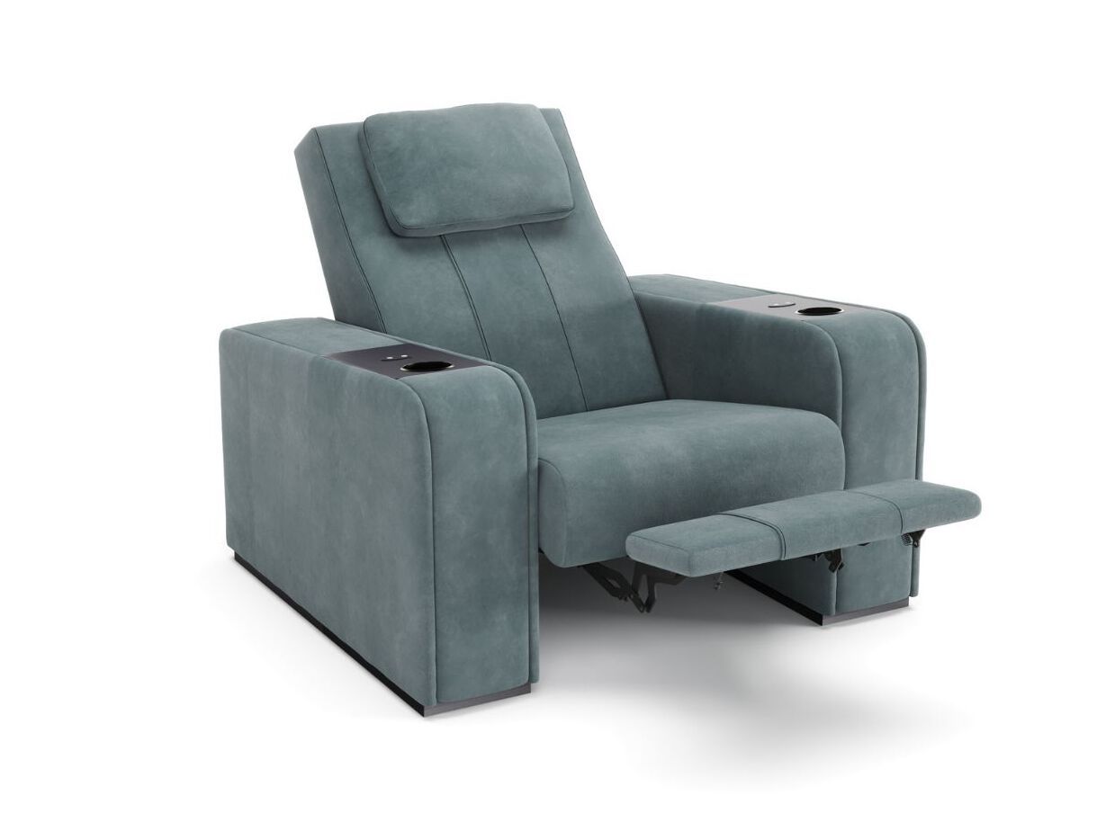 Кресло из нубука с подлокотниками Vismara Design COMFORT ARCH-00009458